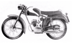 Moto Alpino 75cc. 4T con distribución a la cabeza. 